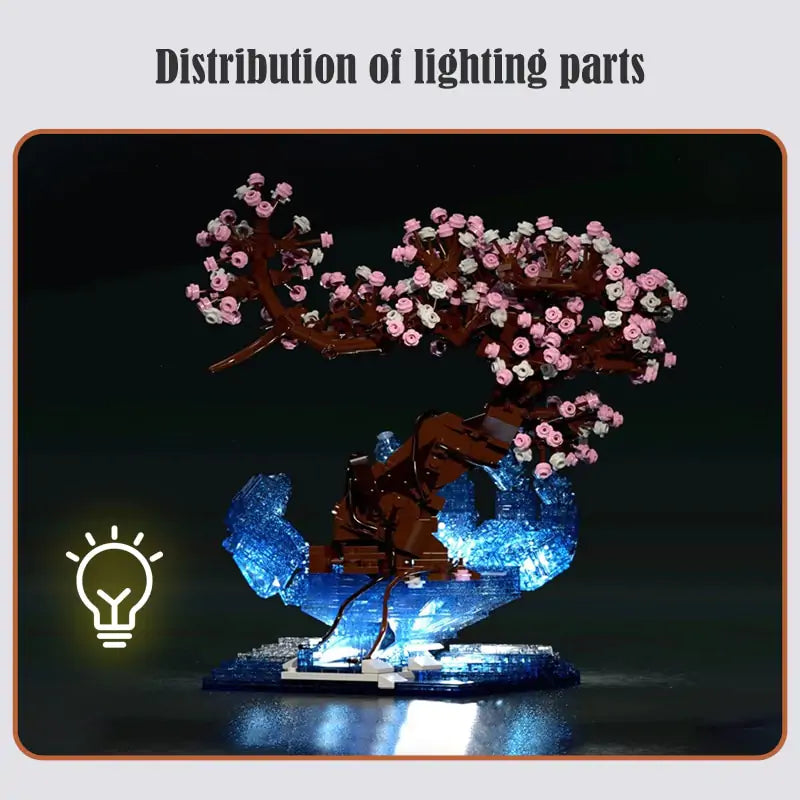 LED Cherry Blossom Bricks Toy