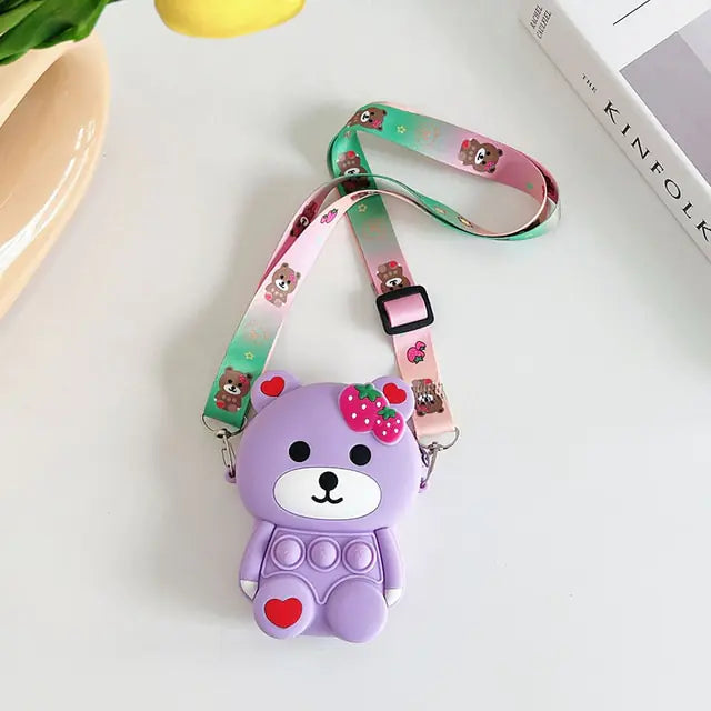 Antistress Bear Shoulder Bag Toy