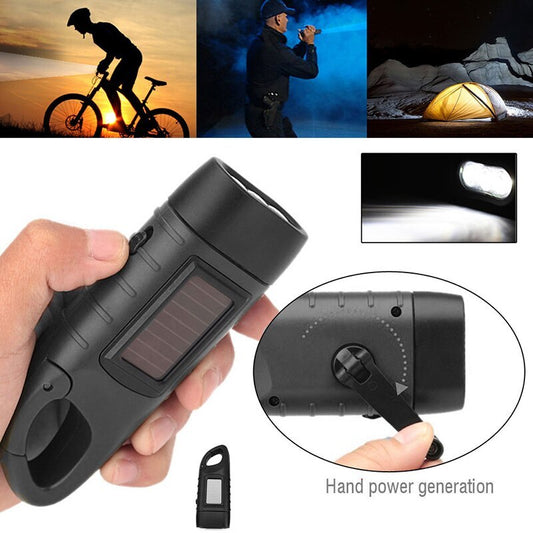 Hand Powered Rechargeable Flashlight