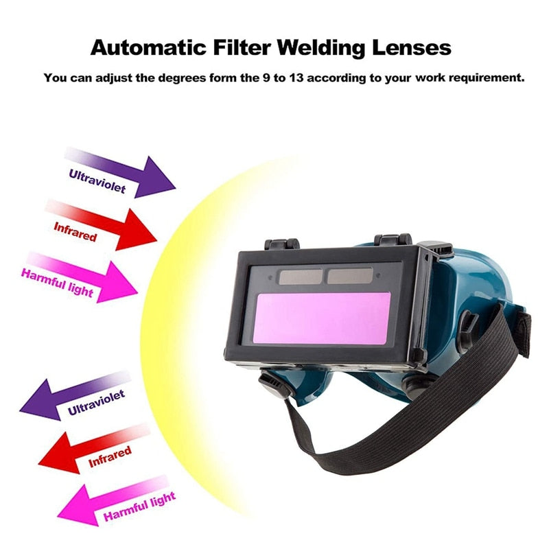 Auto Darkening Welding Eyes Goggles