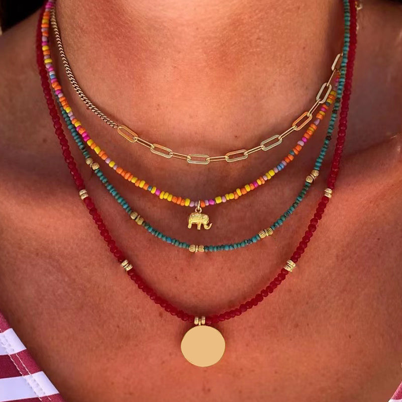 Bohemian Multilayer Necklace