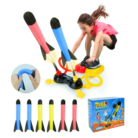 Children Outdoor Air Rocket Foot Launcher