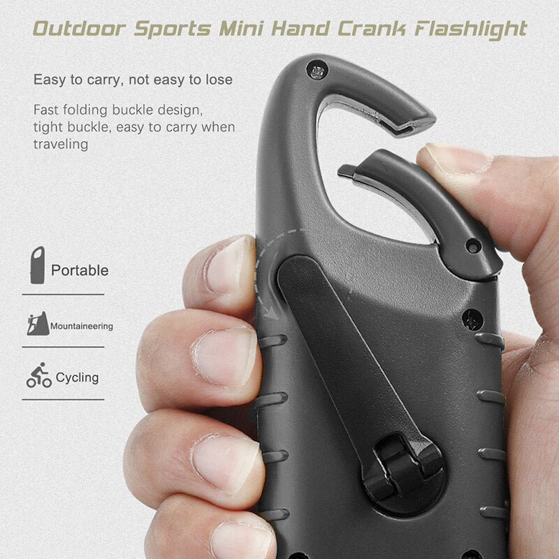 Hand Powered Rechargeable Flashlight