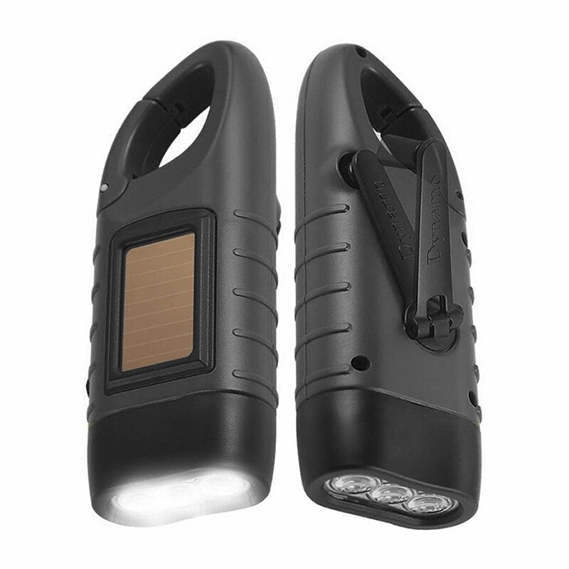 Hand Powered Rechargeable Flashlight