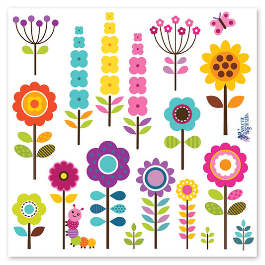 Cheery Flowers Stickers