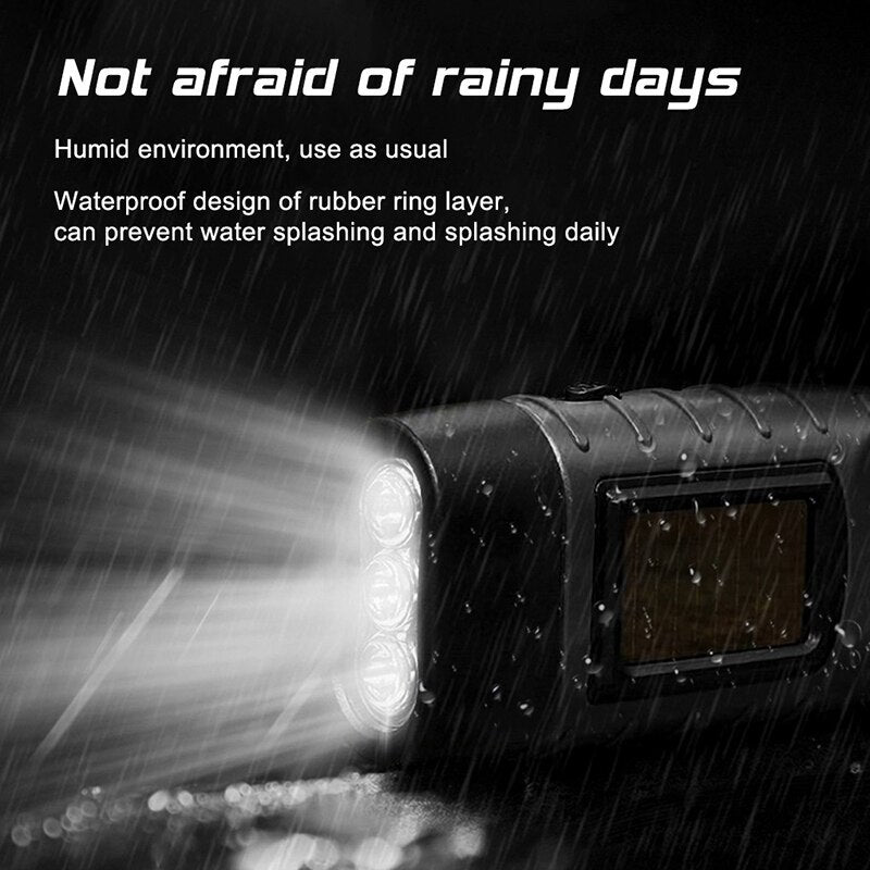 Hand Powered Rechargeable Flashlight