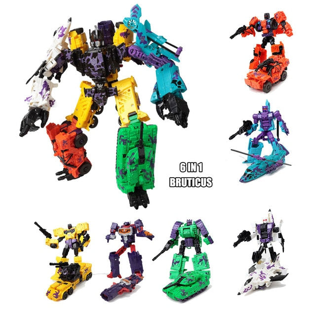 5in1 Combiners Transformation Action Figure